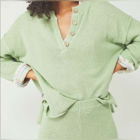 FP Beach SET Hailee Knit Pants & Top Large - Picture 4 of 13